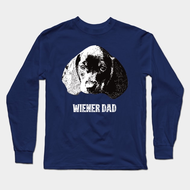 Dachshund Dad Long Sleeve T-Shirt by DoggyStyles